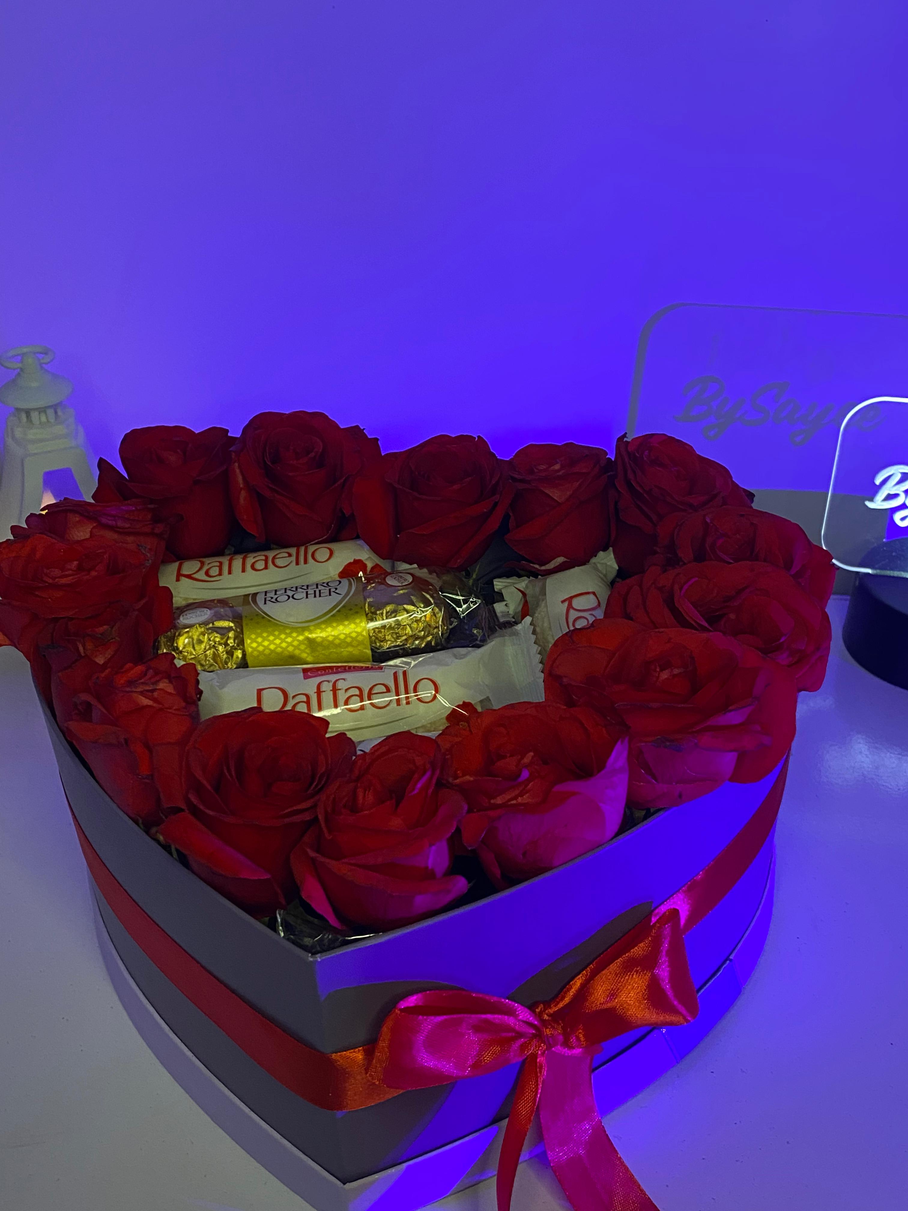 Eternal Rose & Chocolate Box Eternal Rose & Chocolate Box