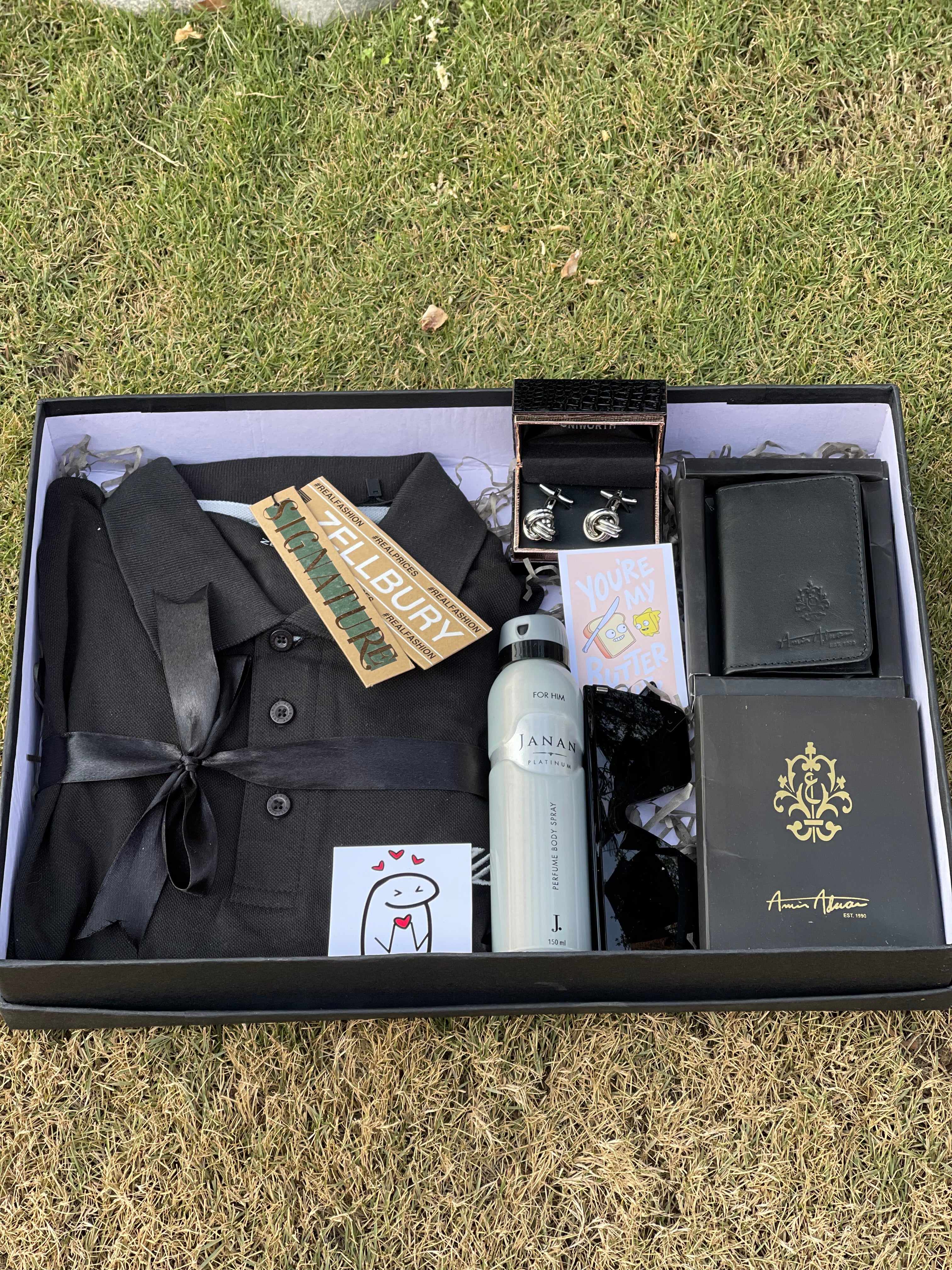 Black Theme Box for Him Black Theme Box for Him