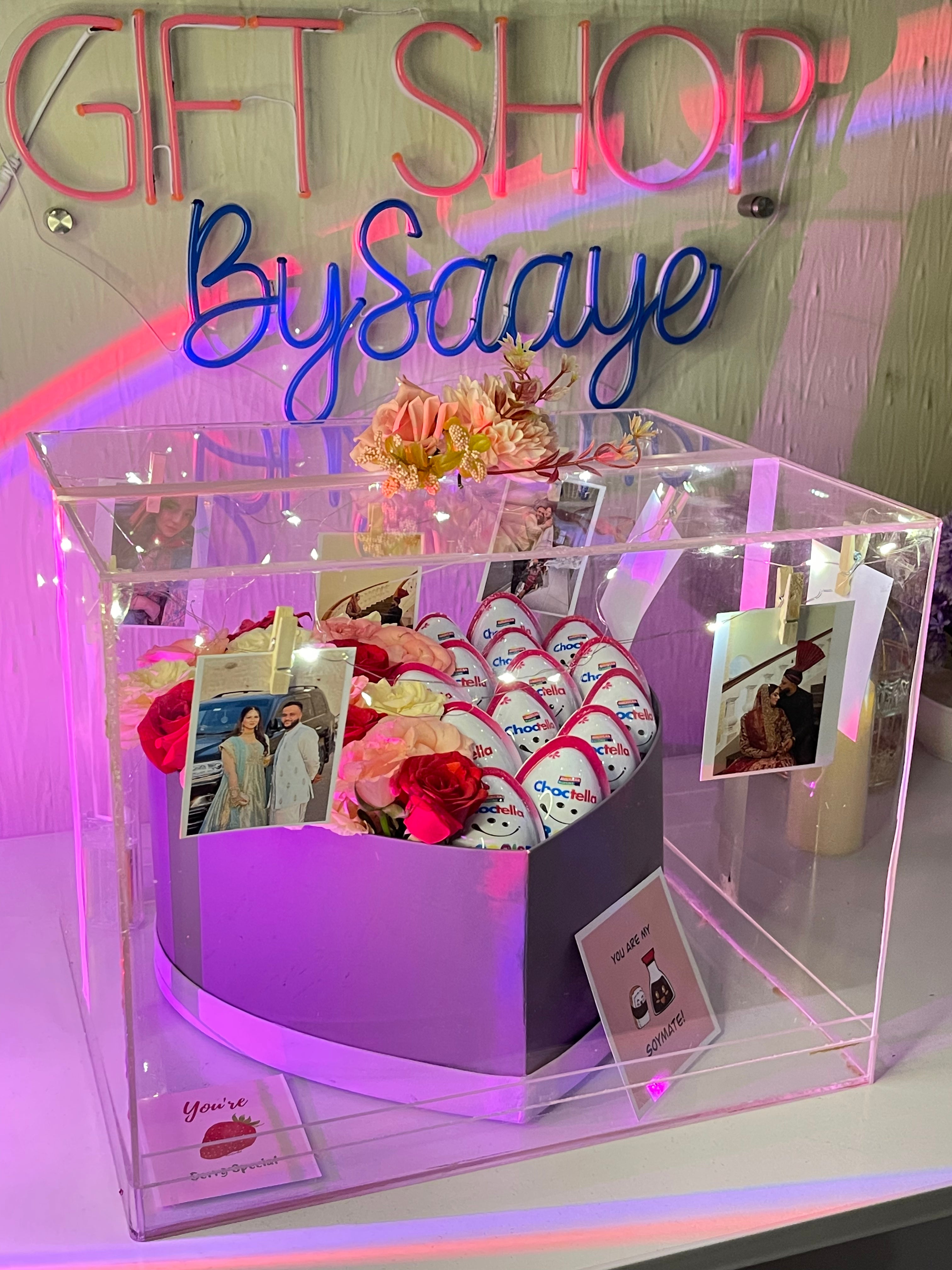 Flower Chocolate Box Romance Flower Chocolate Box Romance