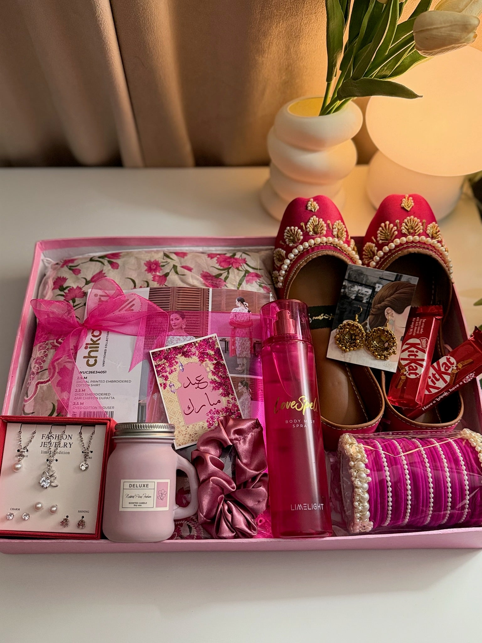 Hot Pink Gift Box For Her