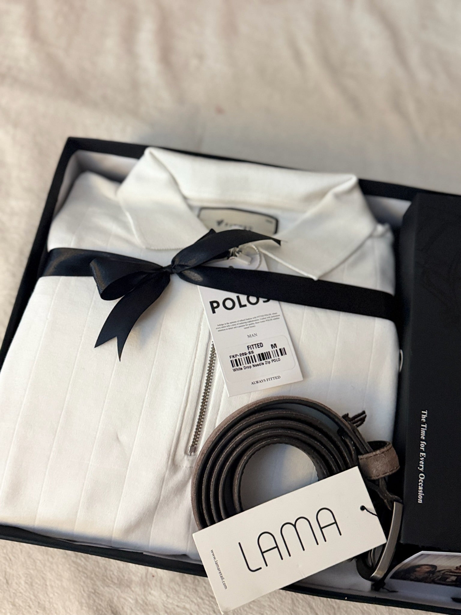 White and Black for Him