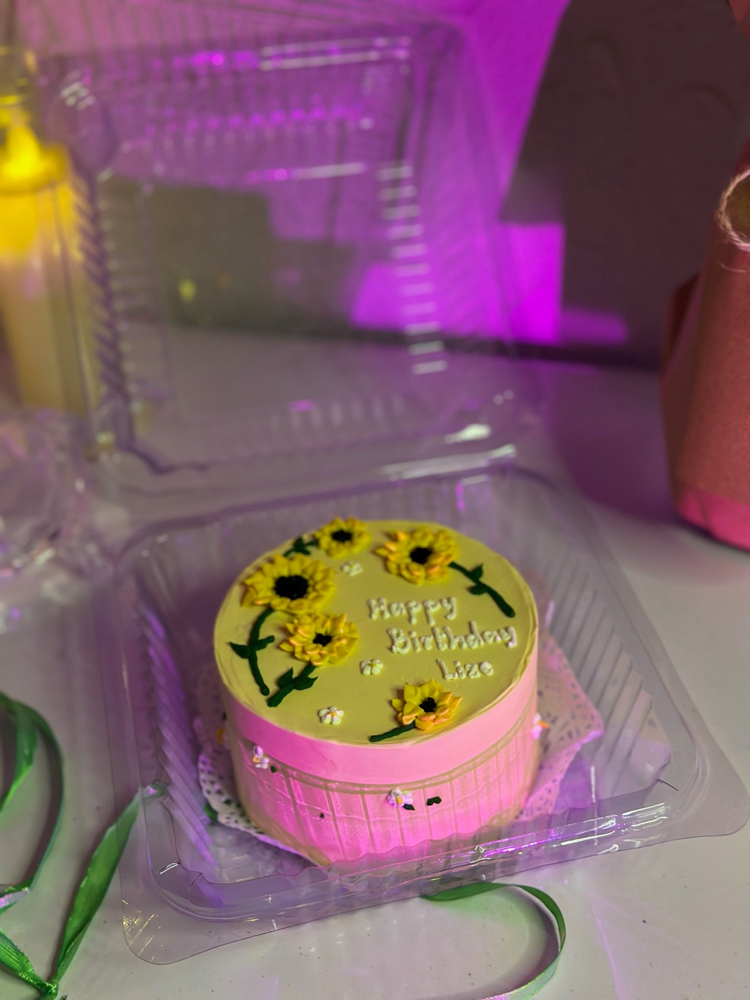 Sunflower Themed Midnight Surprise