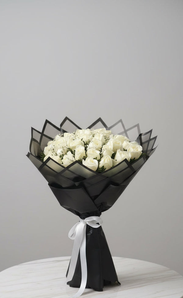 White Roses Bouquet