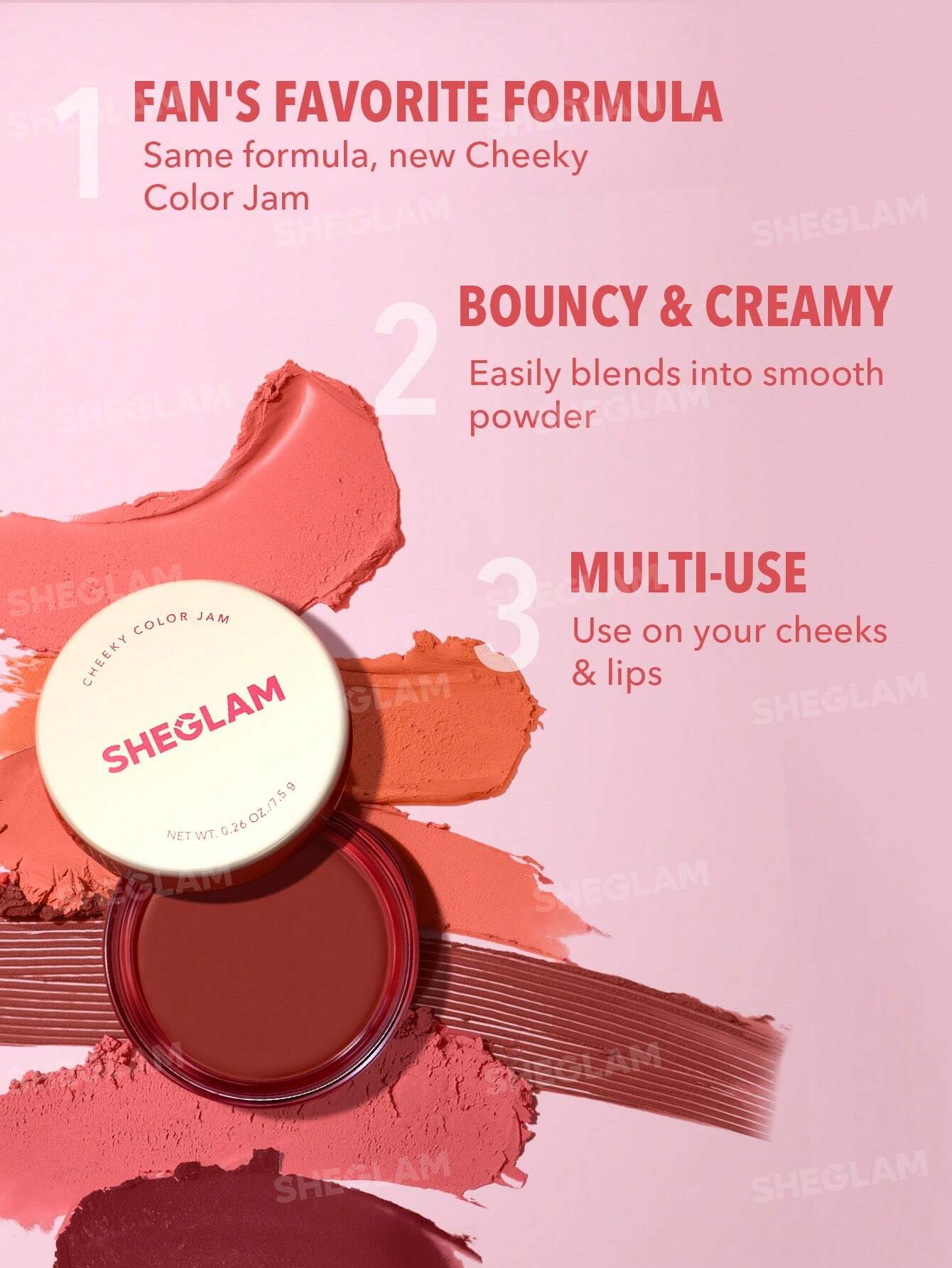 Sheglam cheeky jam blush