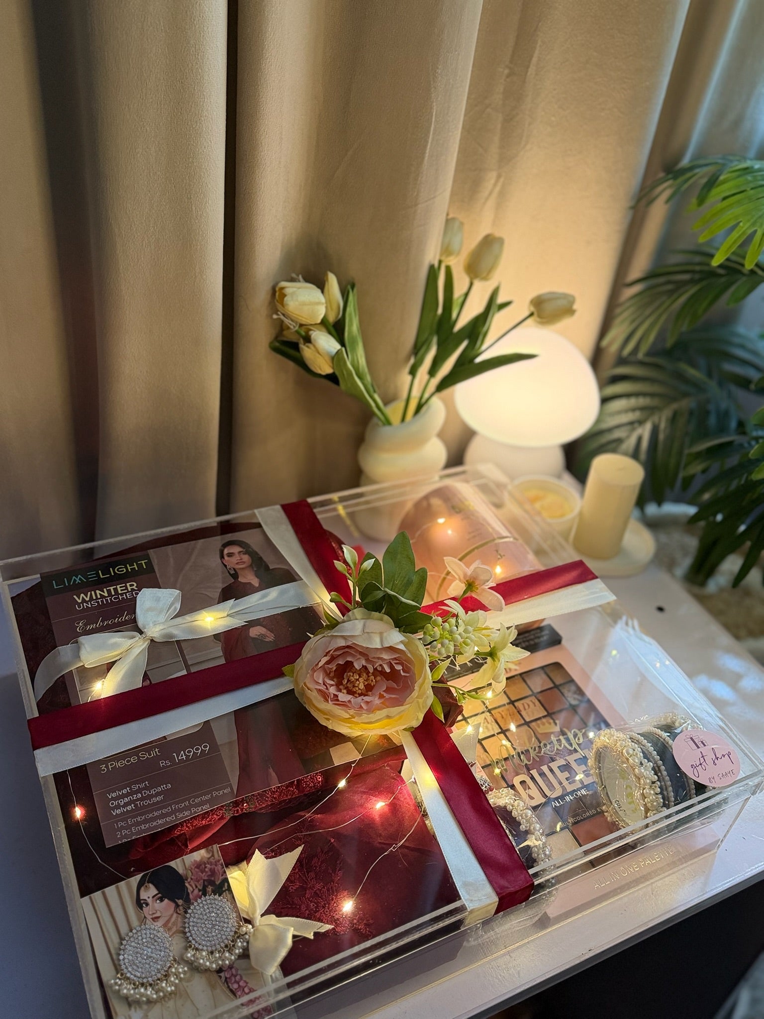 Premium Maroon Acrylic Box