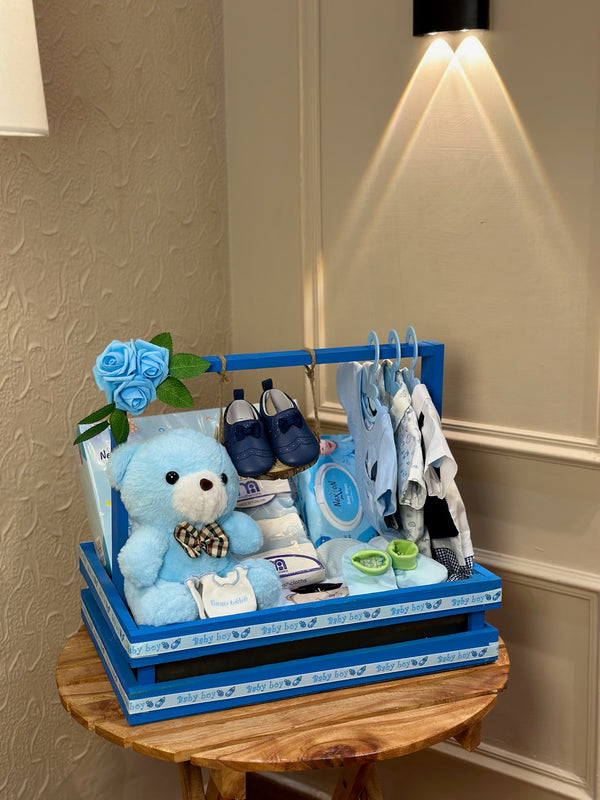 Baby boy basket