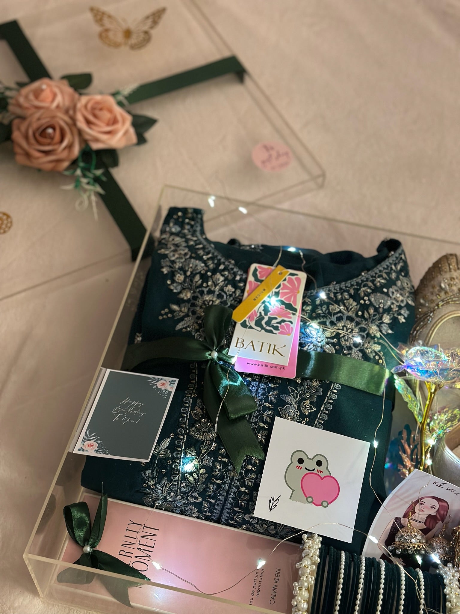 Green Premium Acrylic Box