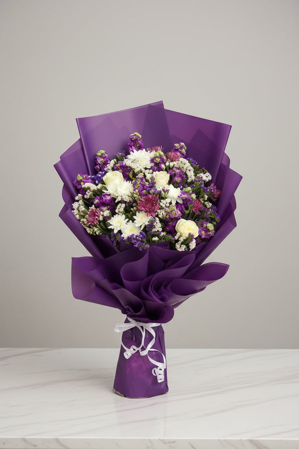 Purple Flowers Bouquet