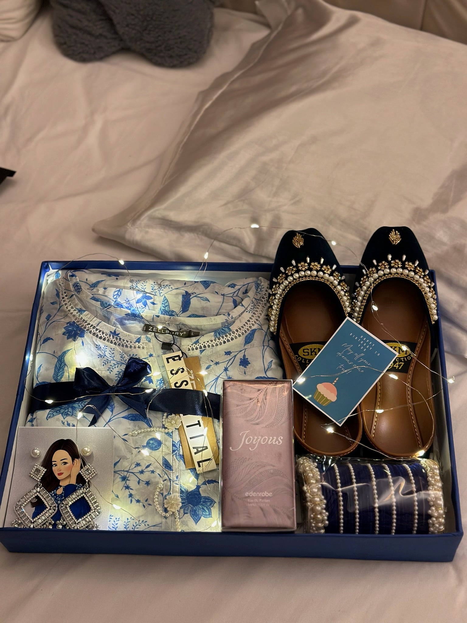 Love in Blue Birthday Gift Box