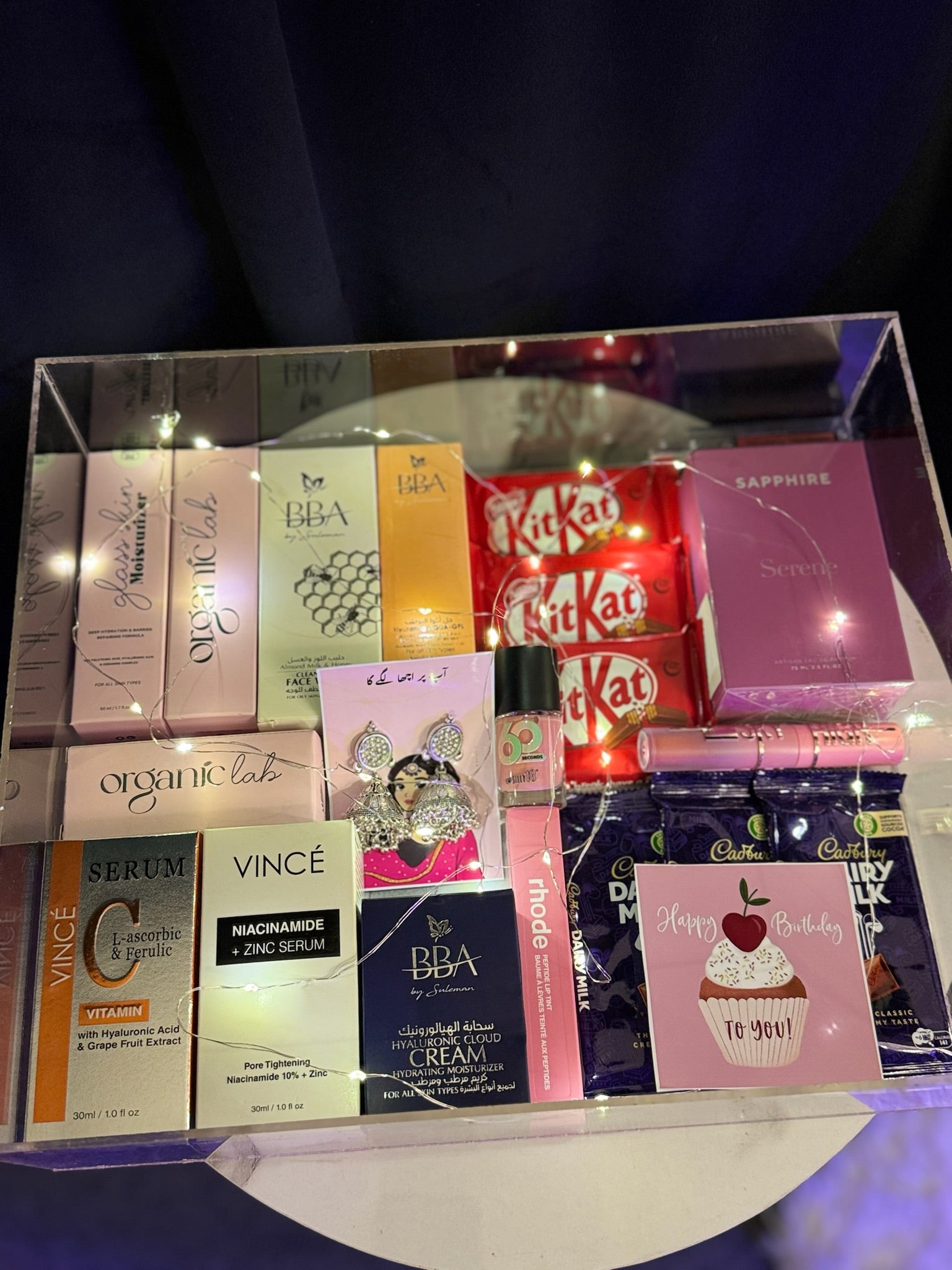 Acrylic Makeup and Skincare Box