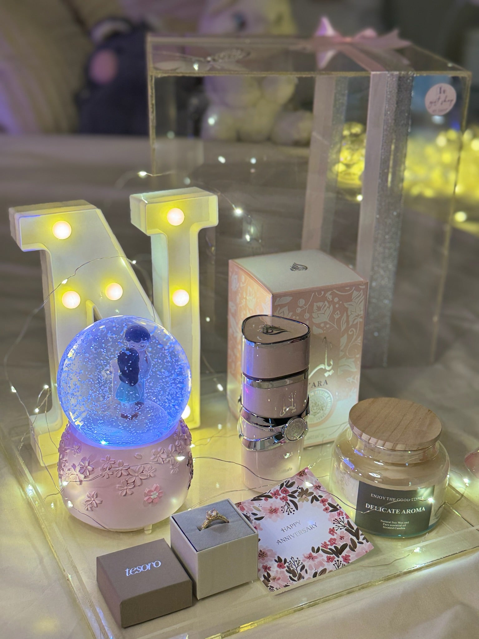 Acrylic Anniversary Box For Her