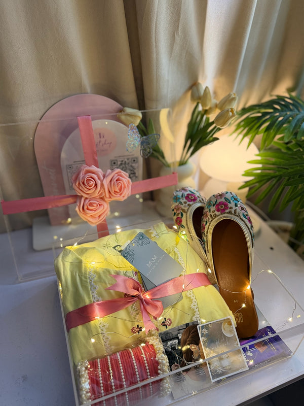 Butter Yellow Acrylic Hamper