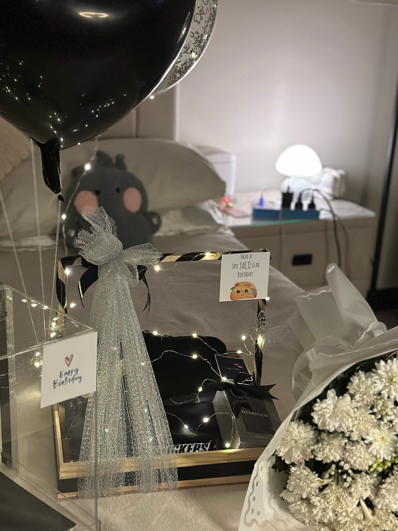 Black Theme Birthday Hamper For Him
