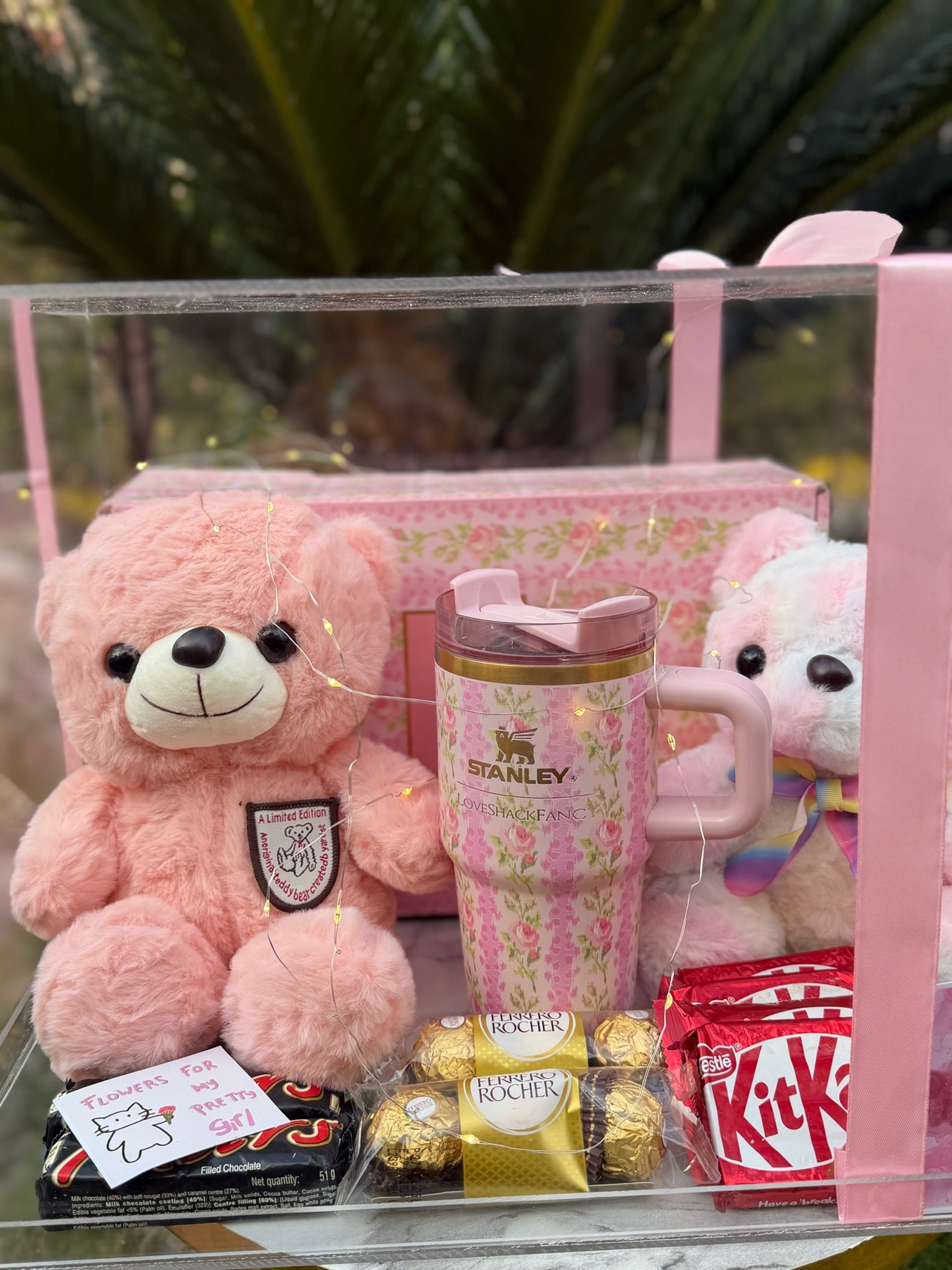 Premium Pink Acrylic Box For Her