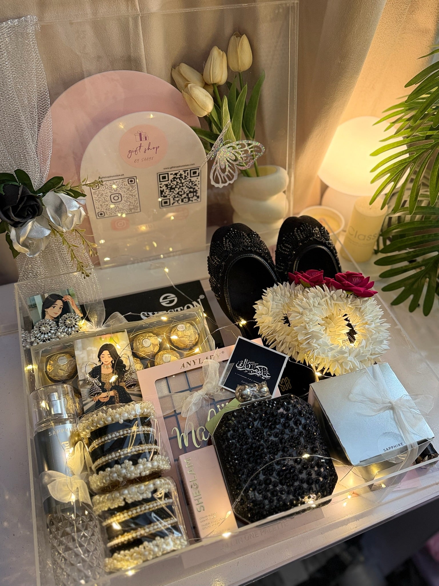Premium Black Essential Box For Her