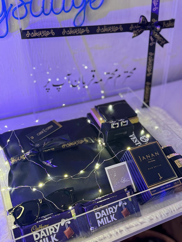 Premium Black Acrylic Box For Him