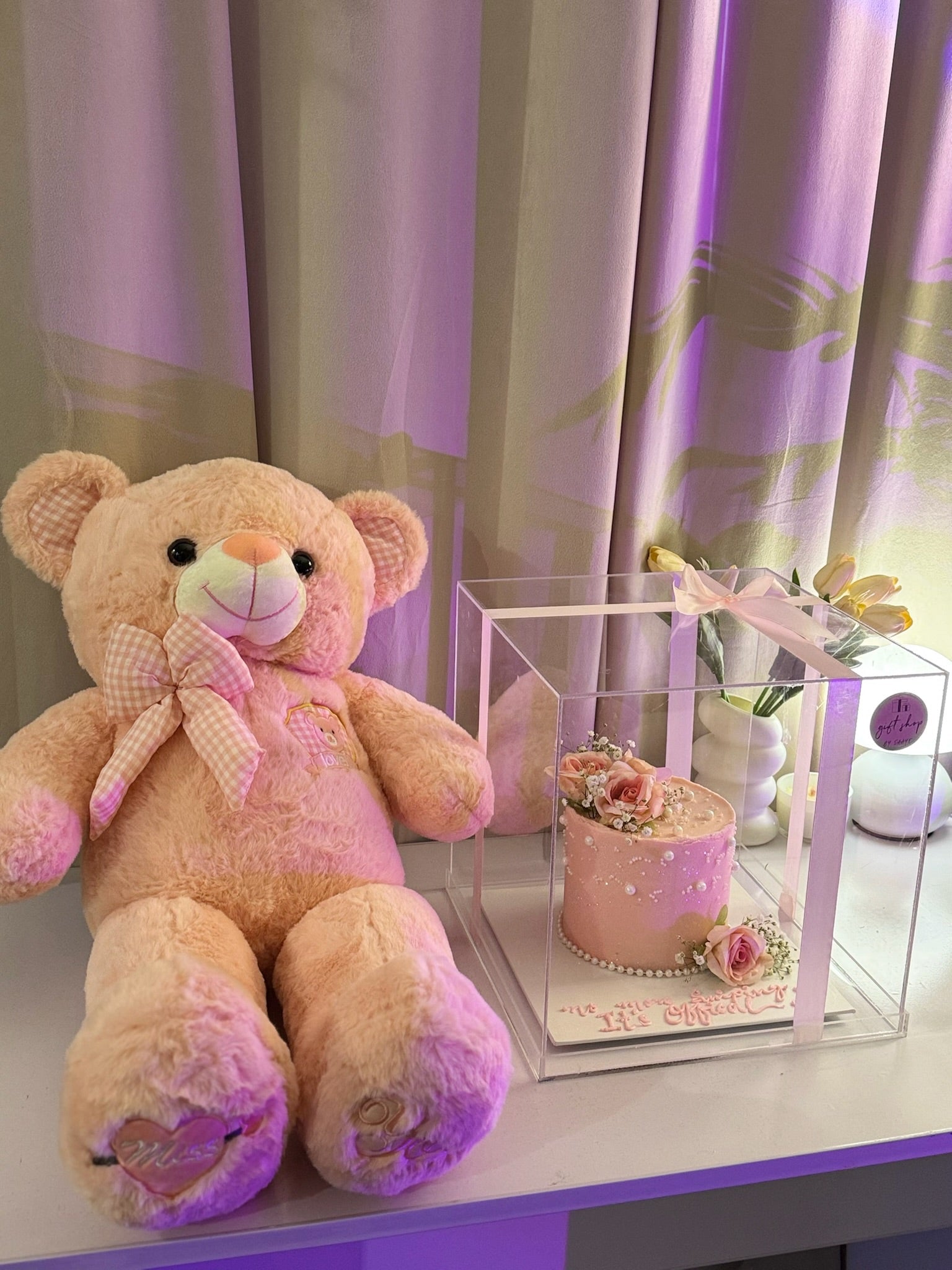 Cake and Teddy For Her