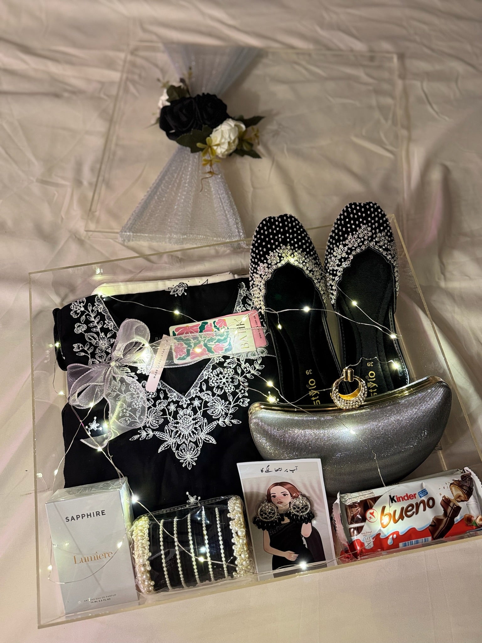 Premium Black Acrylic Box For Her