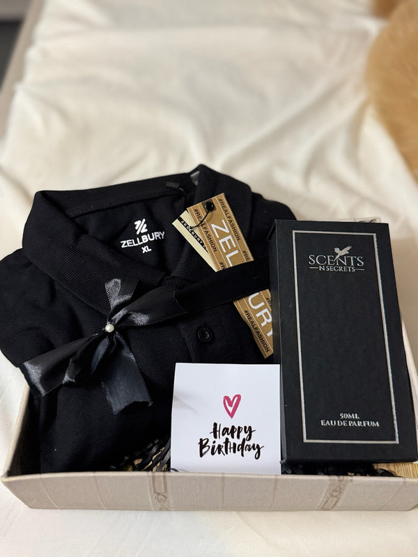 Minimal Black Giftbox For Him