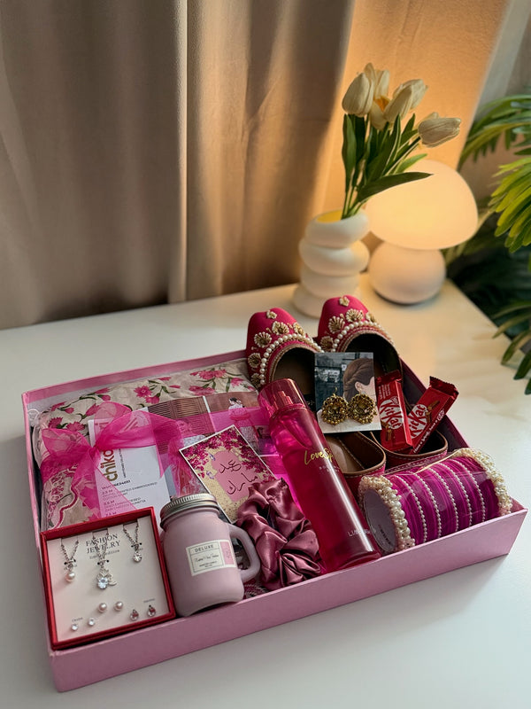 Hot Pink Gift Box For Her