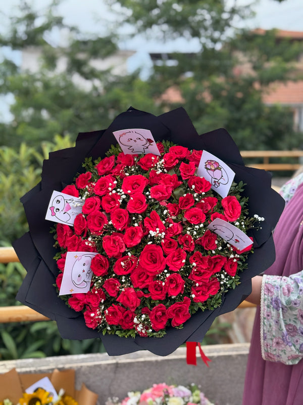 Flowers Bouquet - Rosy Daydream