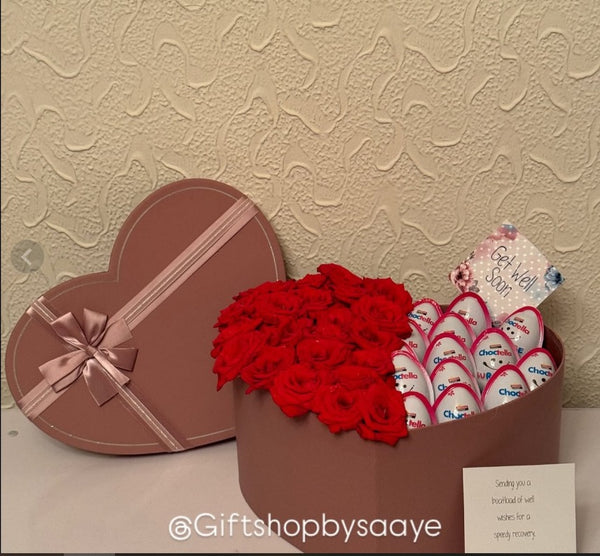 Enchanted Love Crate Chocolate and Flower Box