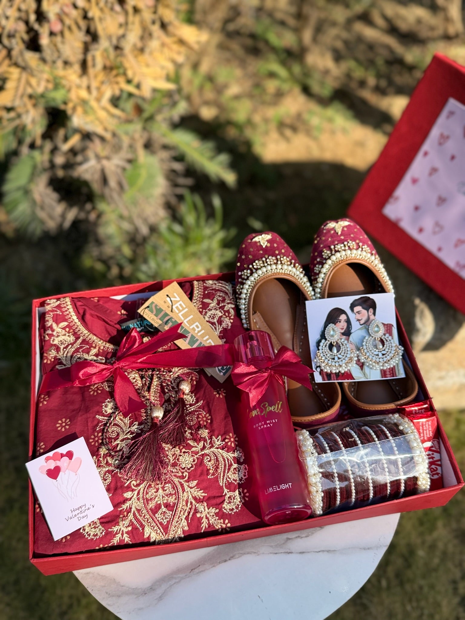 Red Themed Love Box for Her