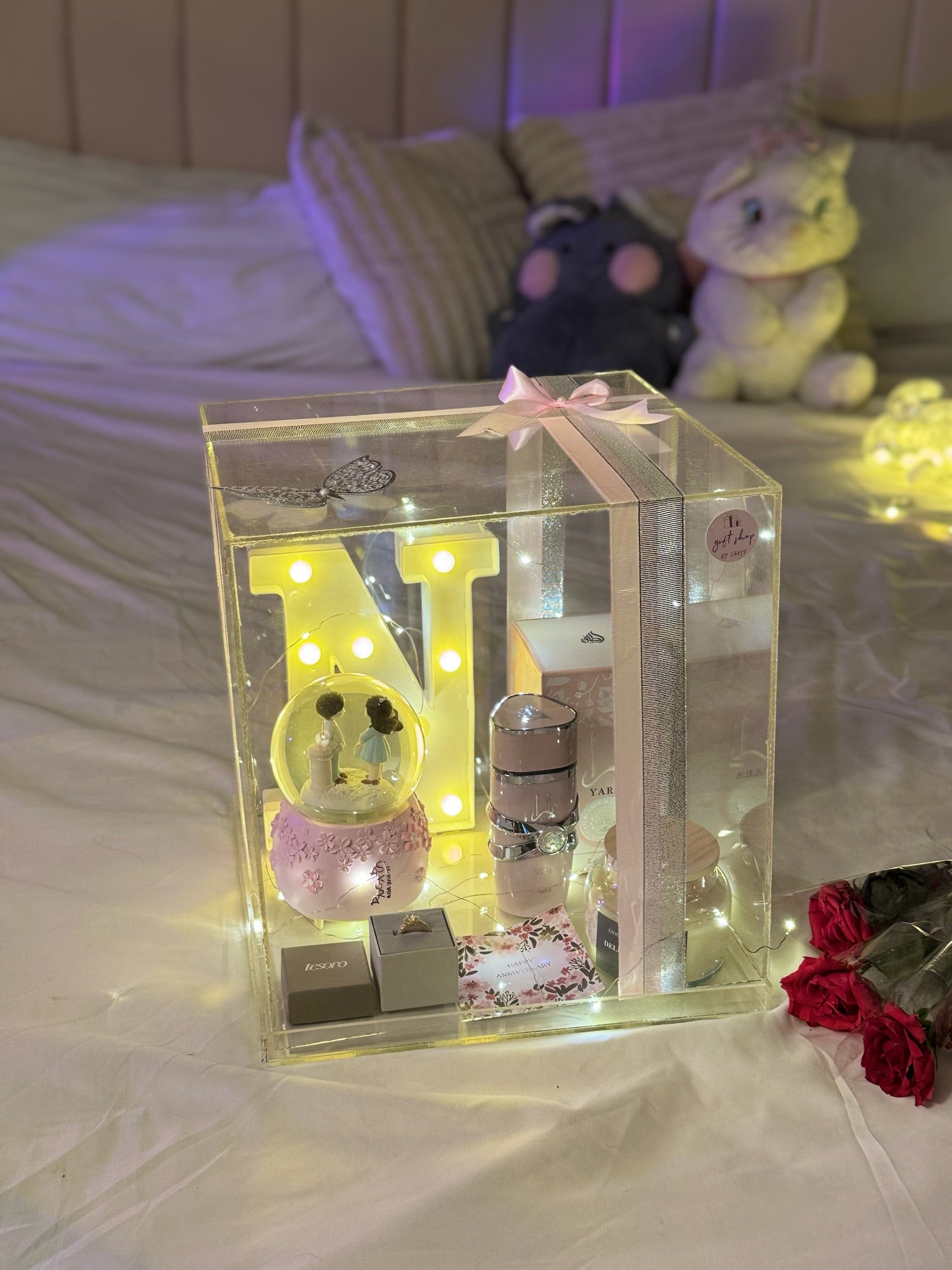 Acrylic Anniversary Box For Her