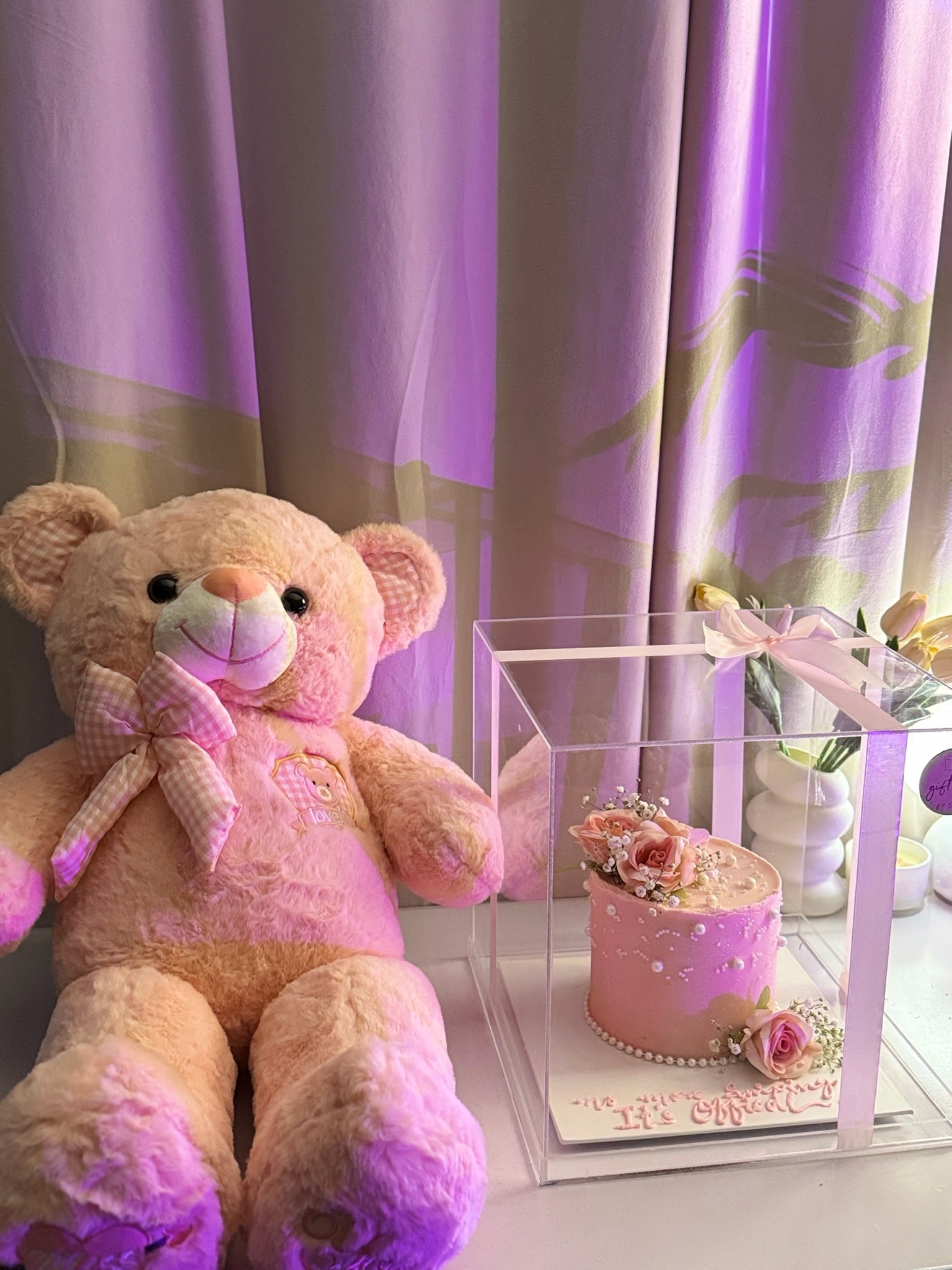 Cake and Teddy For Her