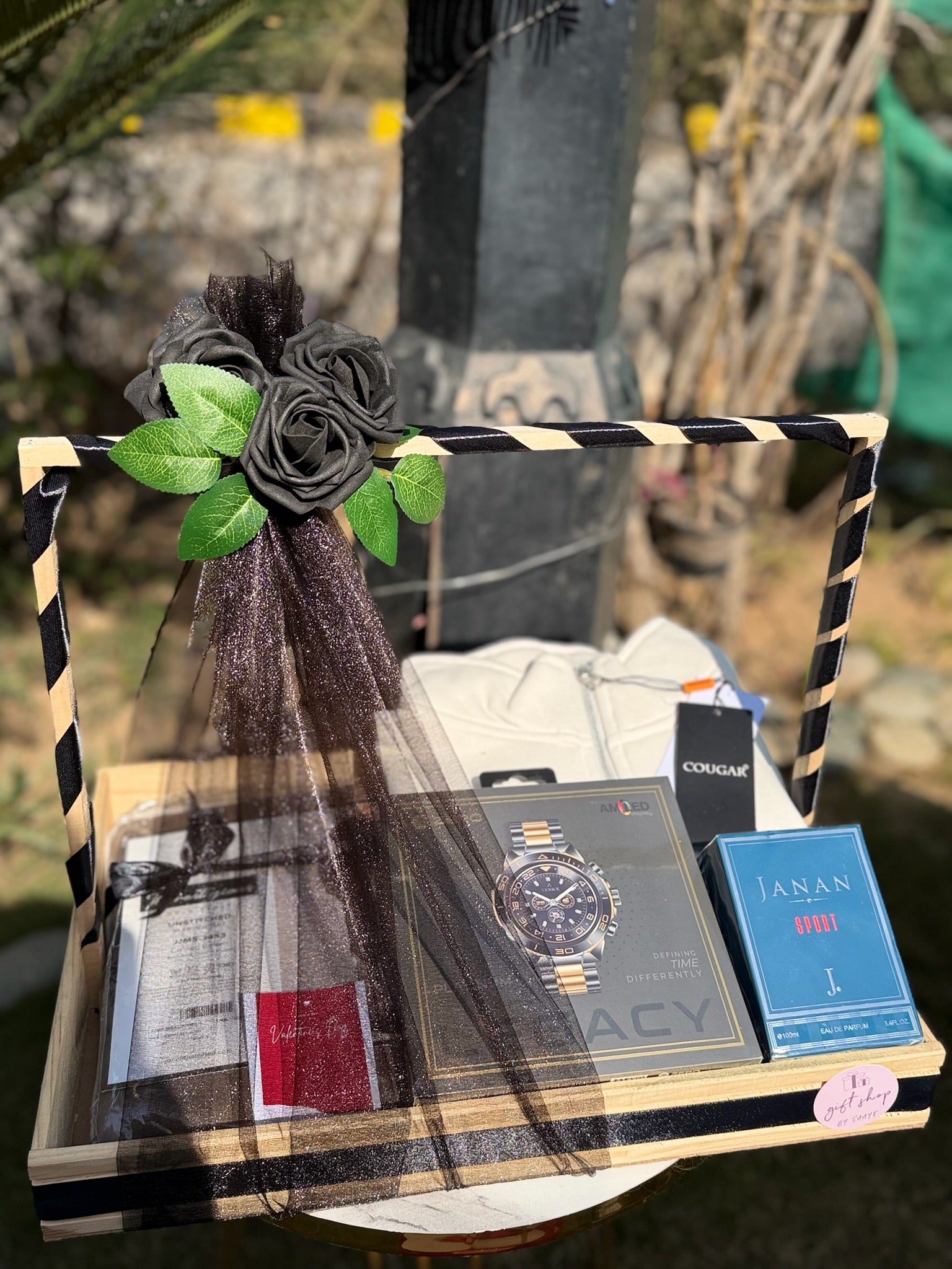 Wooden Basket For Him