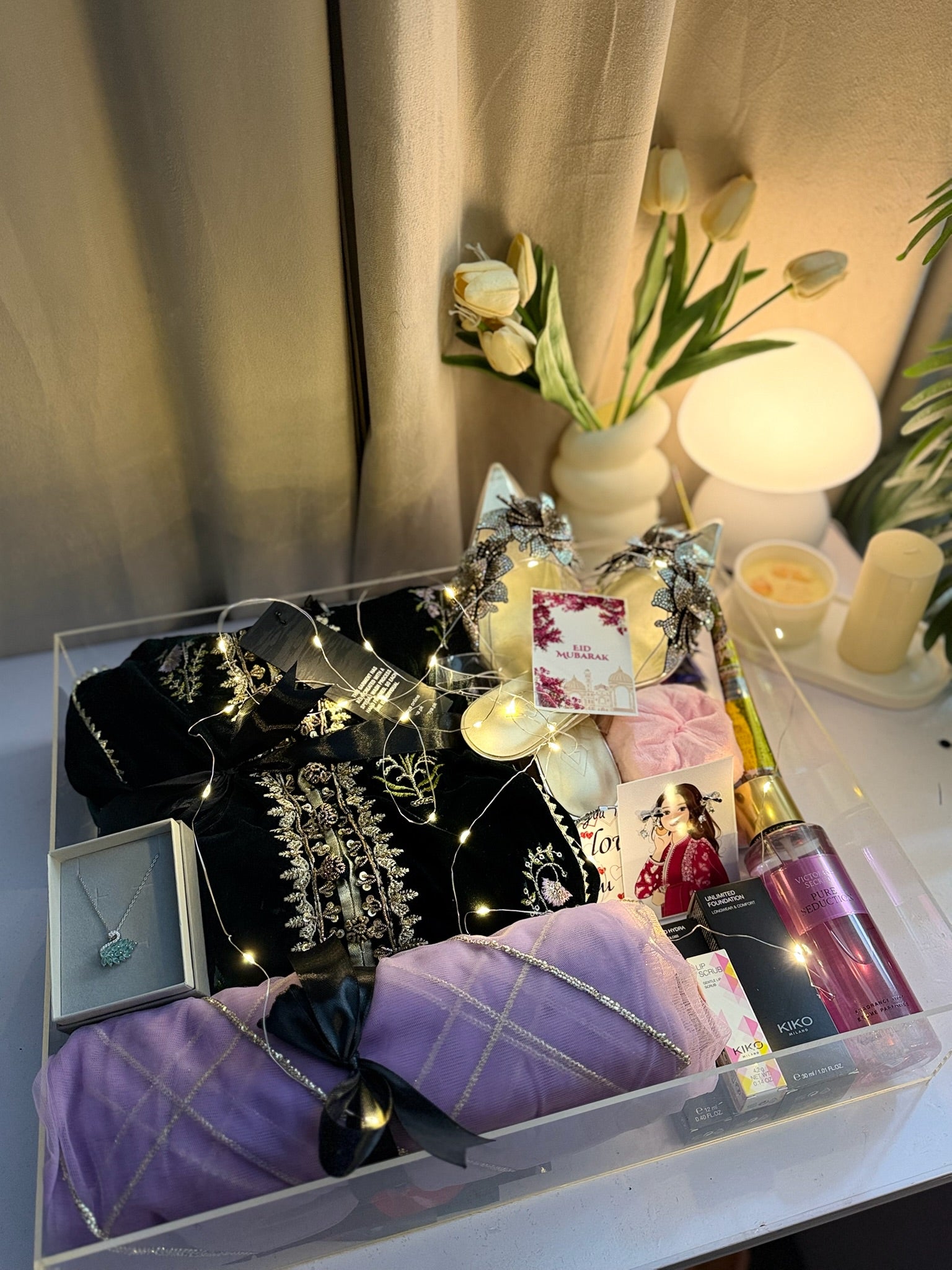 Premium Acrylic Hamper For Her