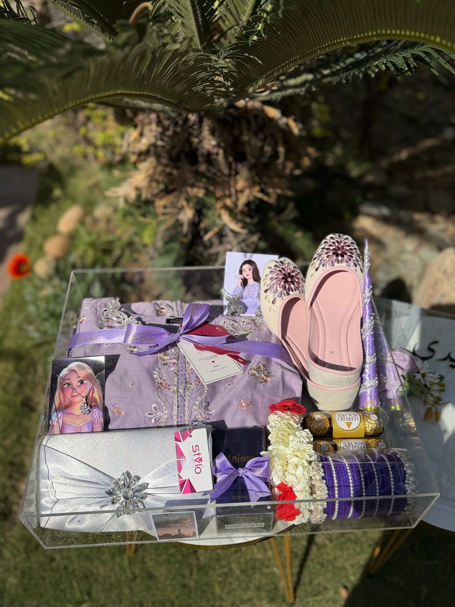 Lilac Acrylic Box For Her