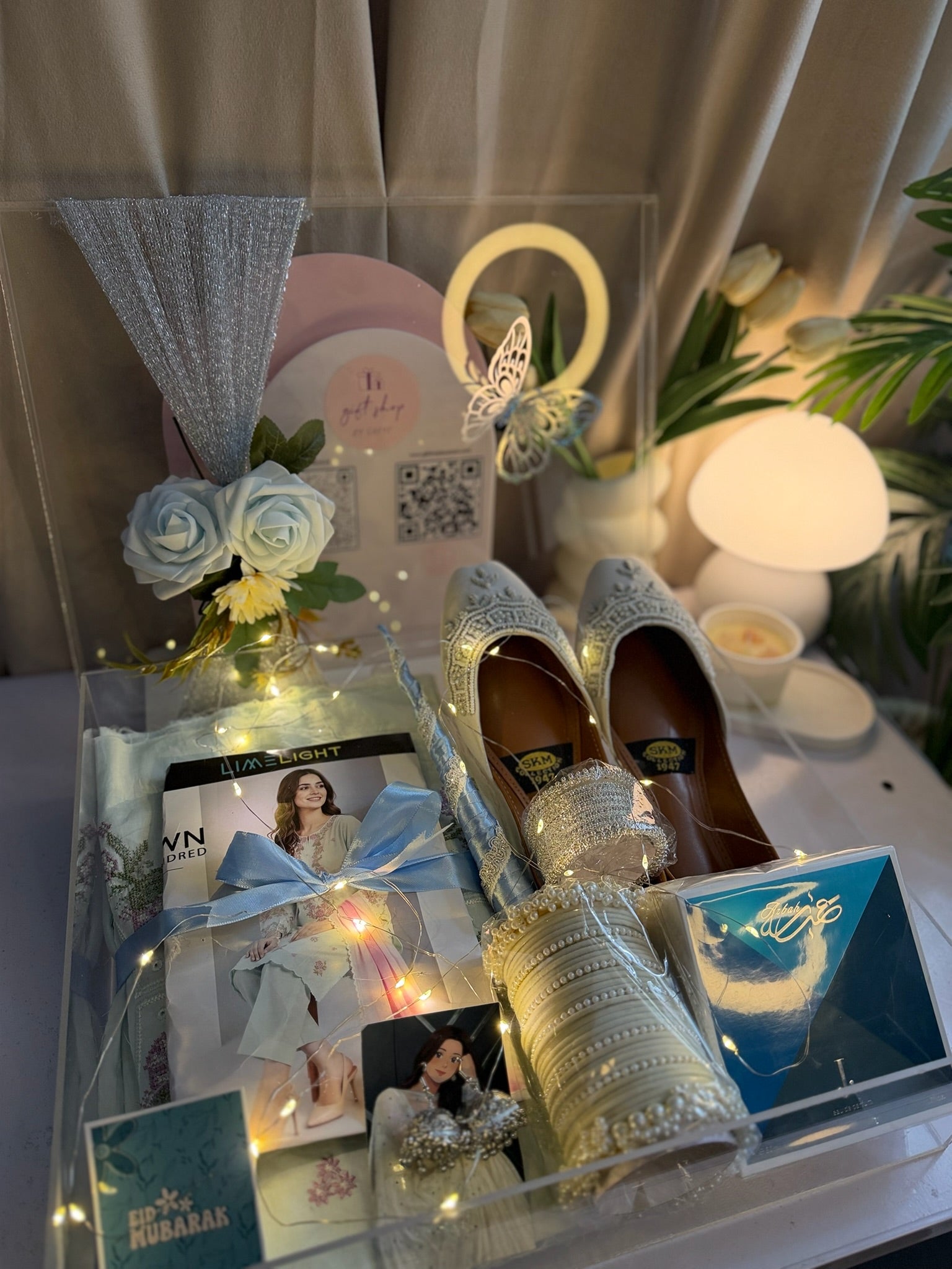 Ice Blue Acrylic Box For Her