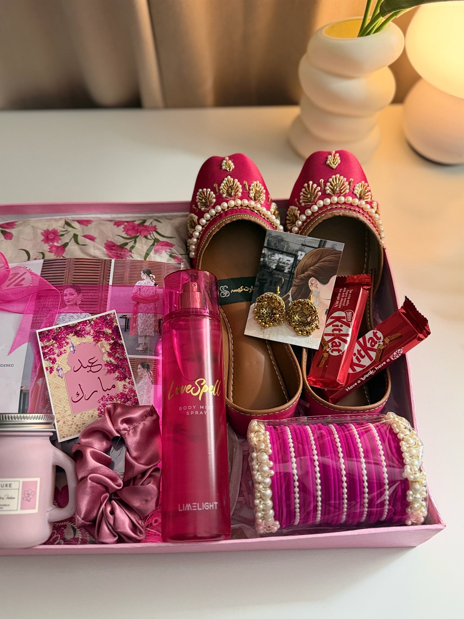 Hot Pink Gift Box For Her