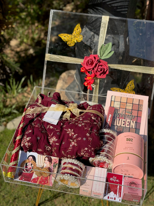 Premium Maroon Love Box