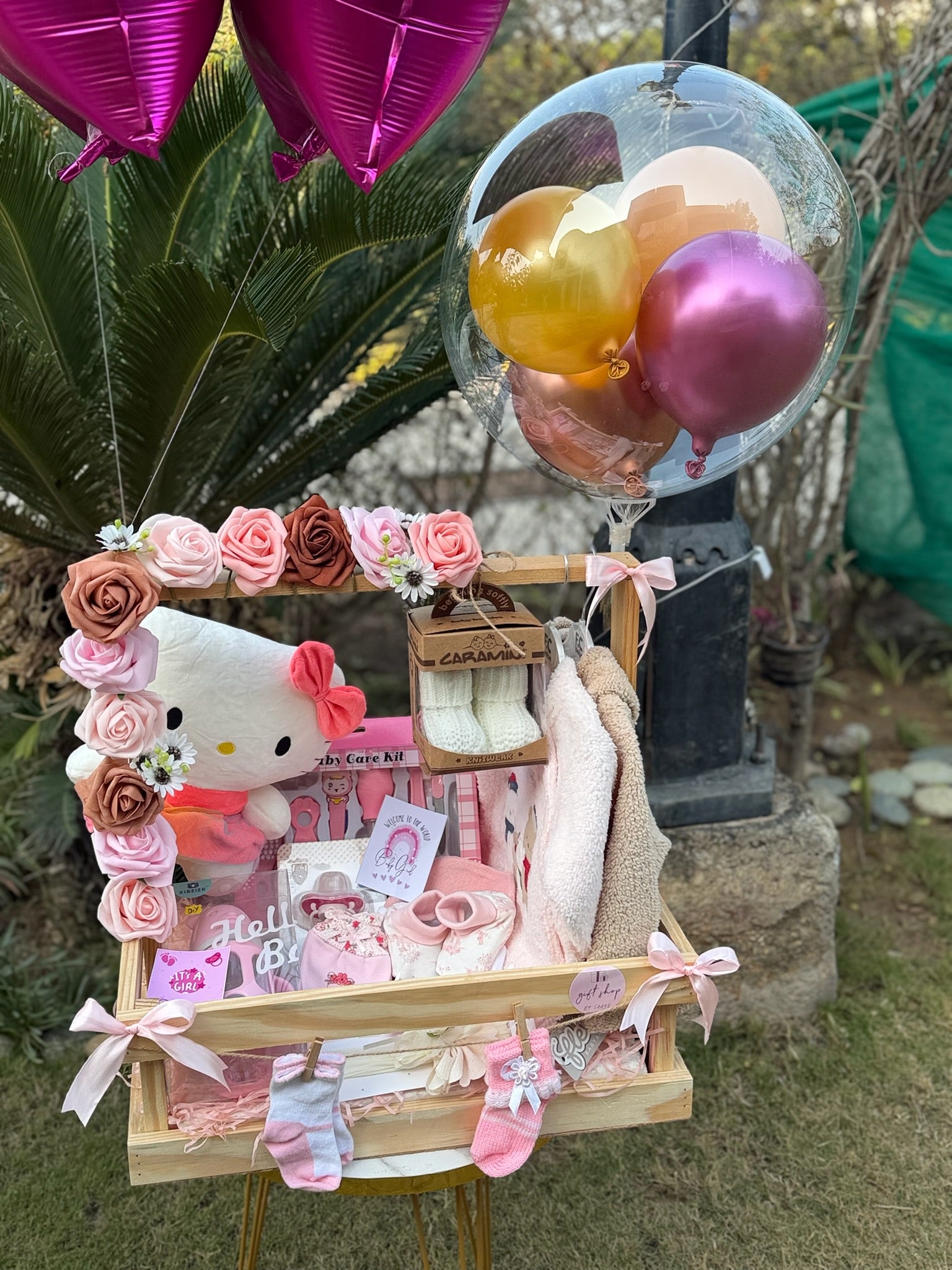 Baby Girl Basket