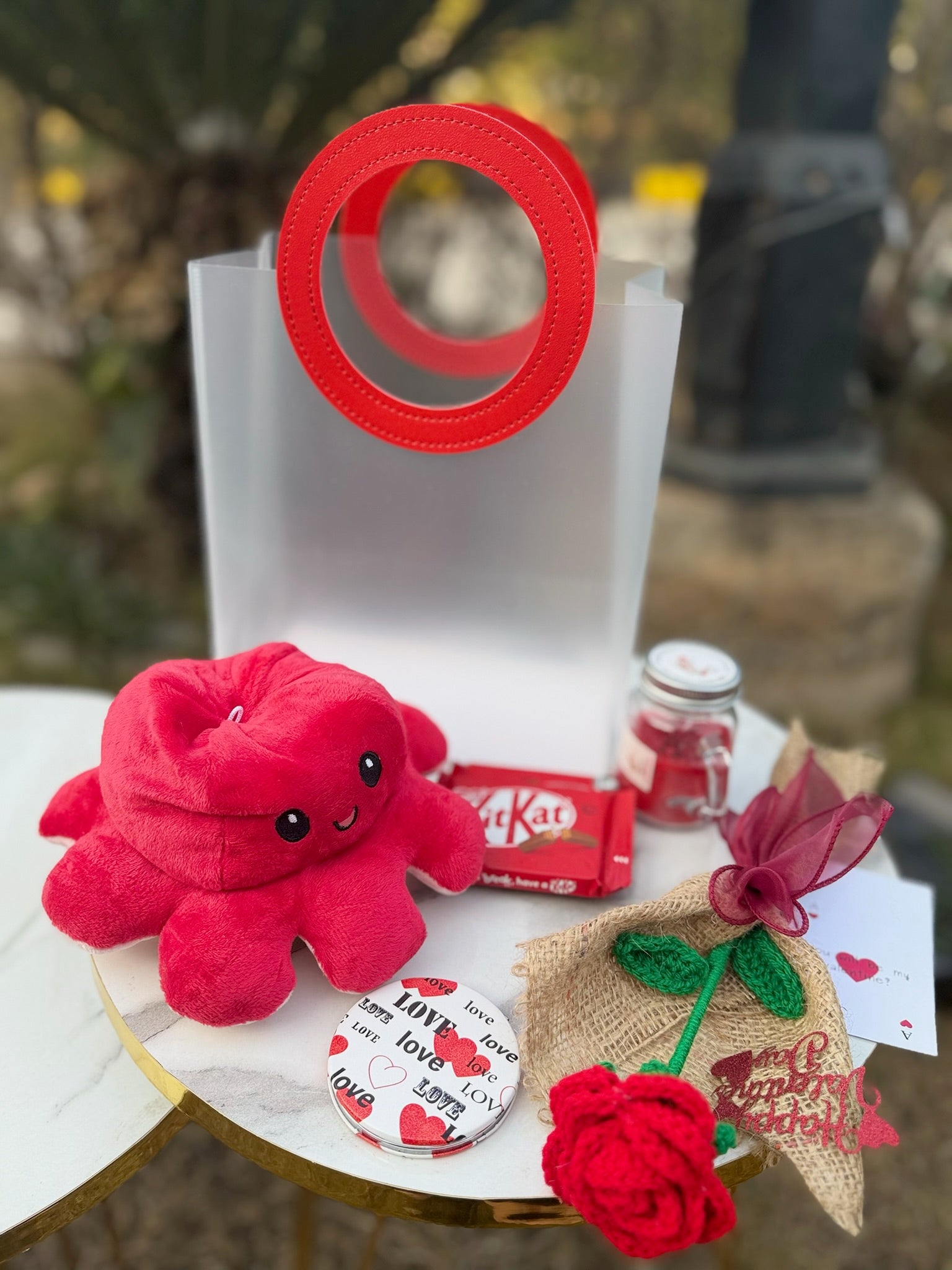 Red Gift Bag for Her