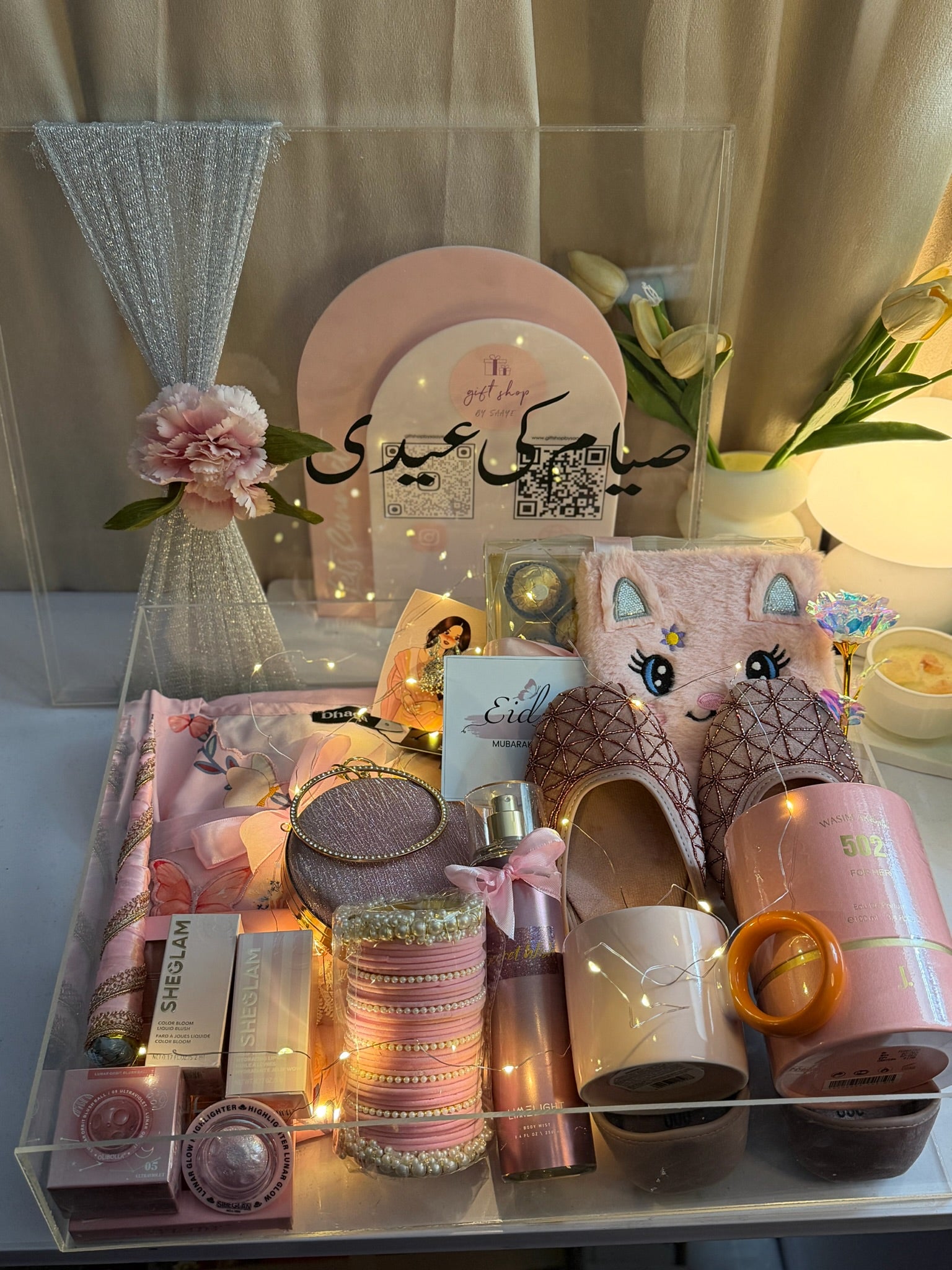Pink Premium Acrylic Box For Her