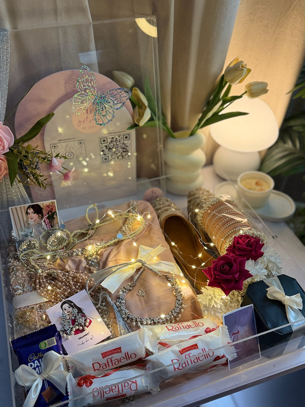 Pink and Gold Premium Acrylic Box For Her