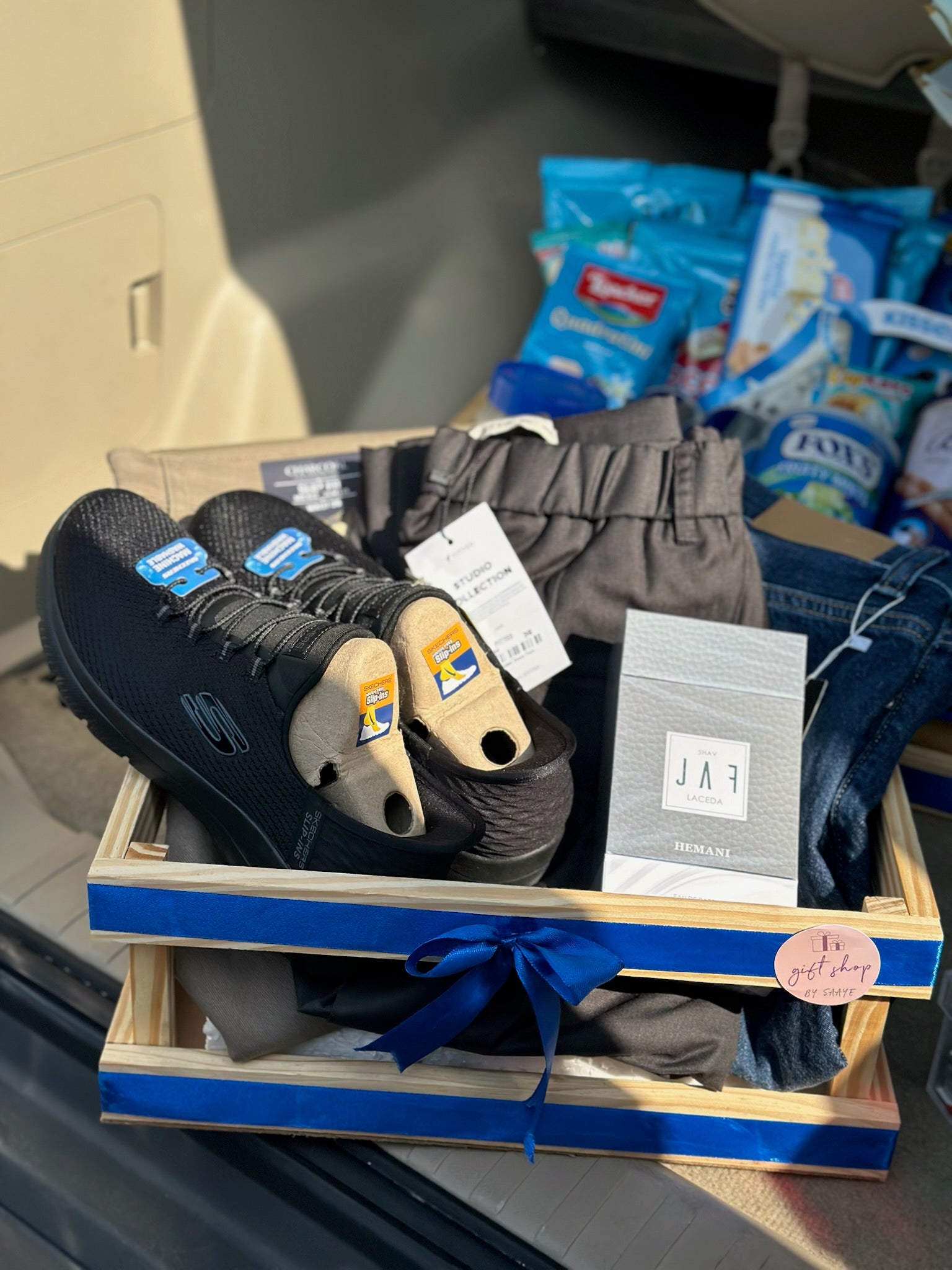 Premium Blue Hamper For Him