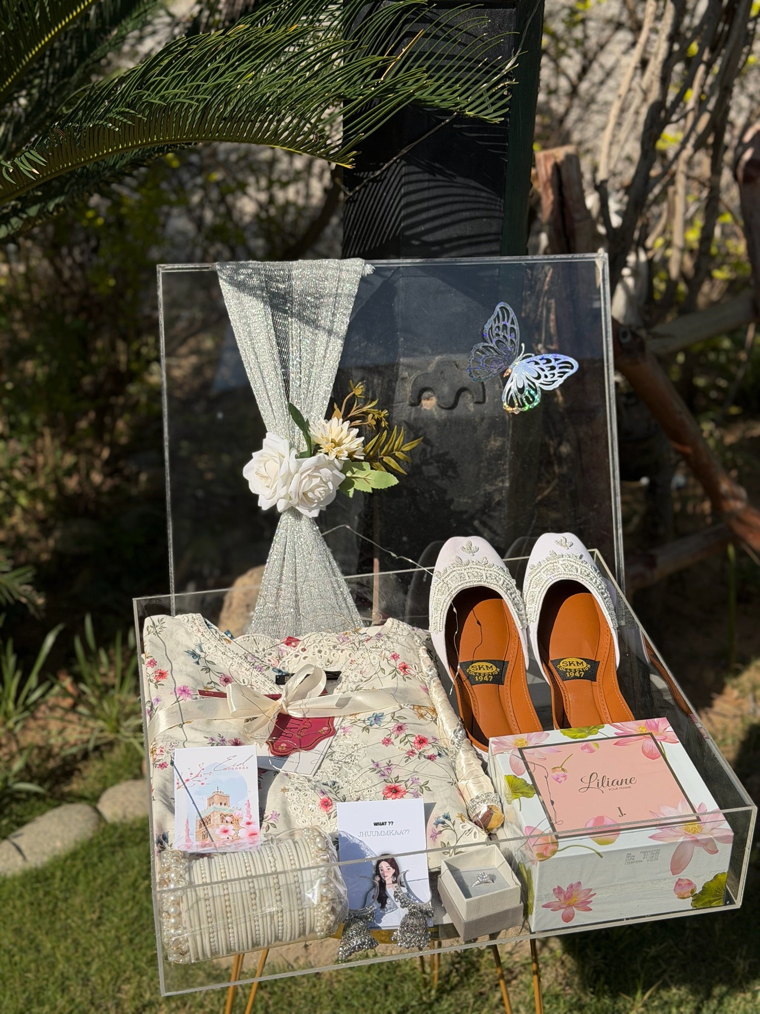 White Themed Acrylic Box For Her