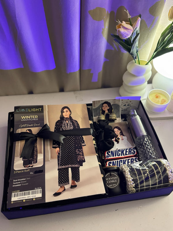Black Theme Giftbox For Her