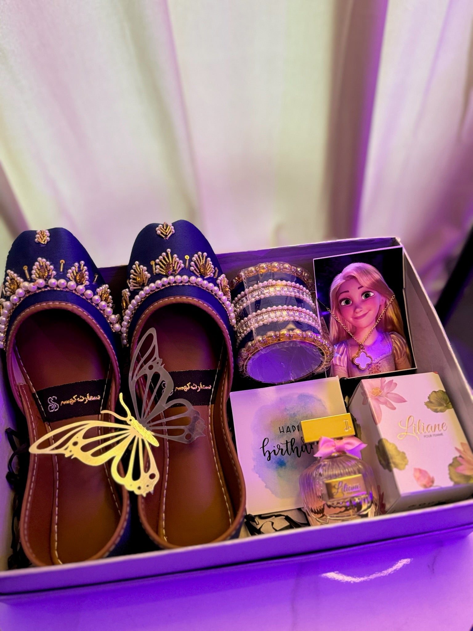 Blue Khussa Box For Her