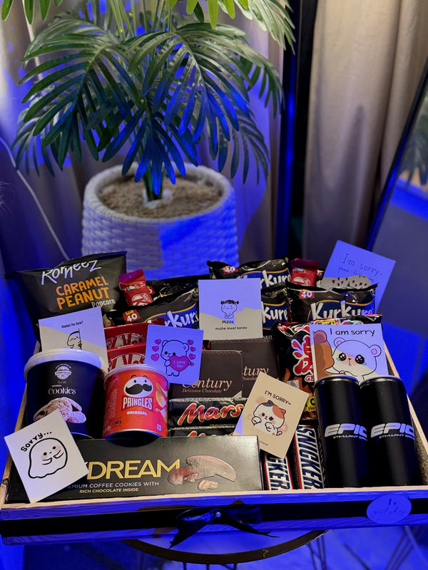 Black Snacks Tray