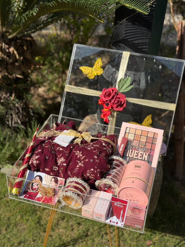 Premium Maroon Love Box
