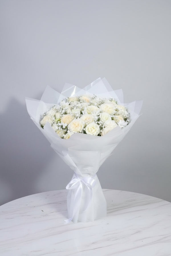 White Roses Bouquet