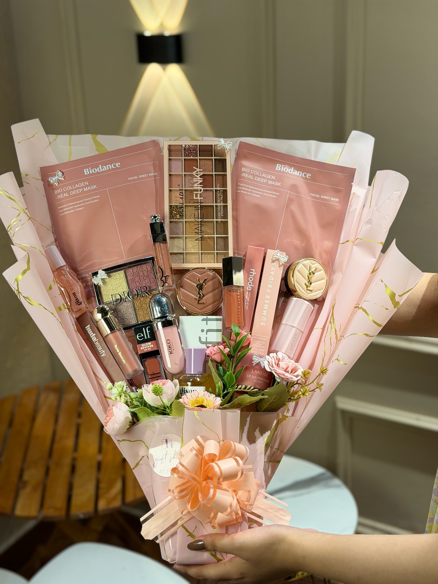 Pink Perfection Premium Makeup Bouquet