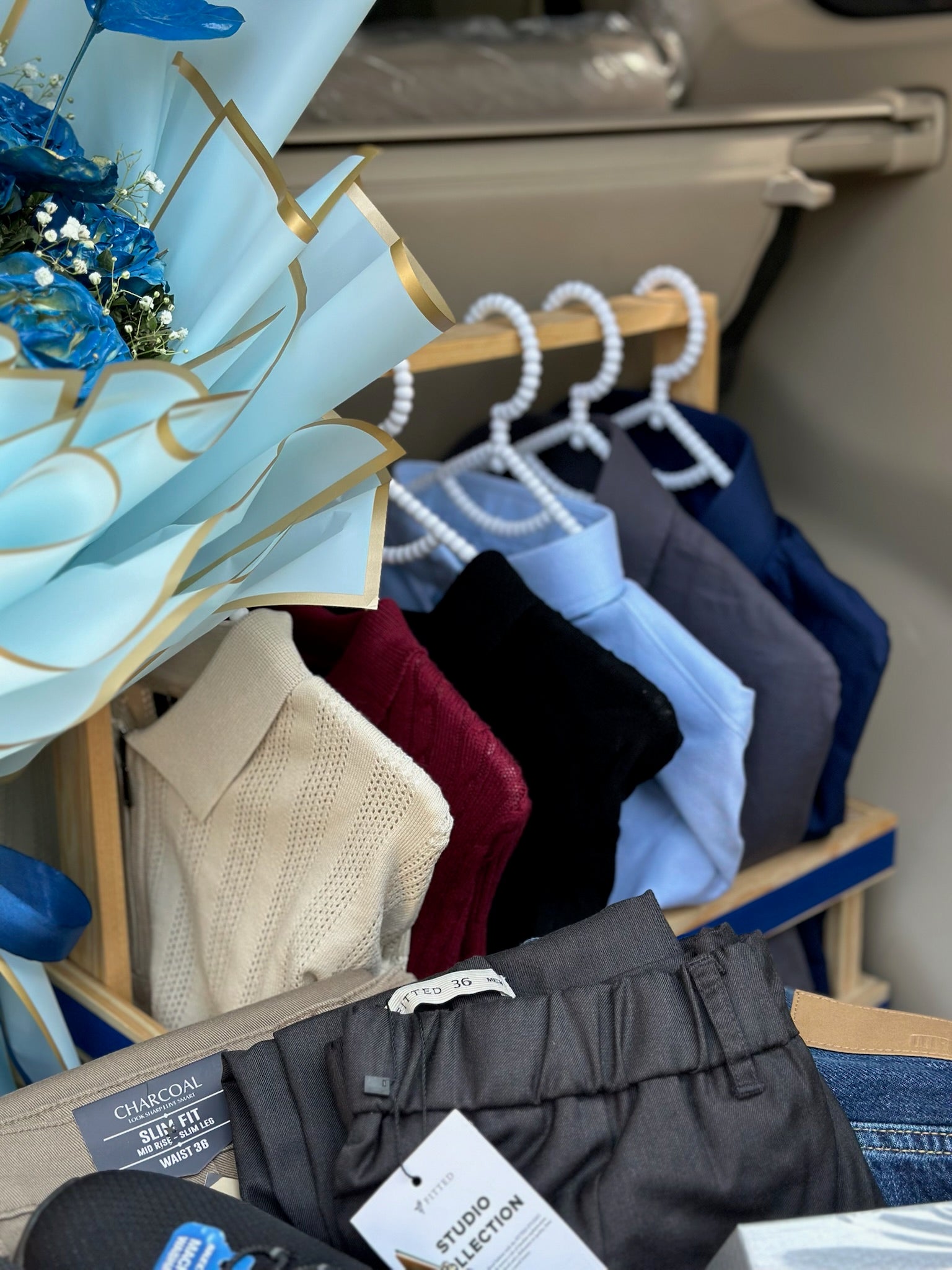 Premium Blue Hamper For Him