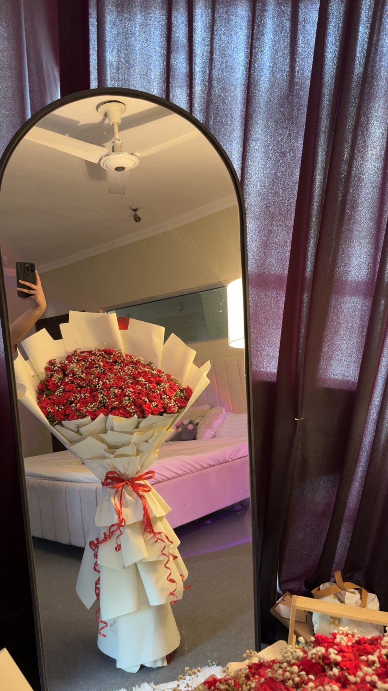 4 Feet Red Roses Bouquet