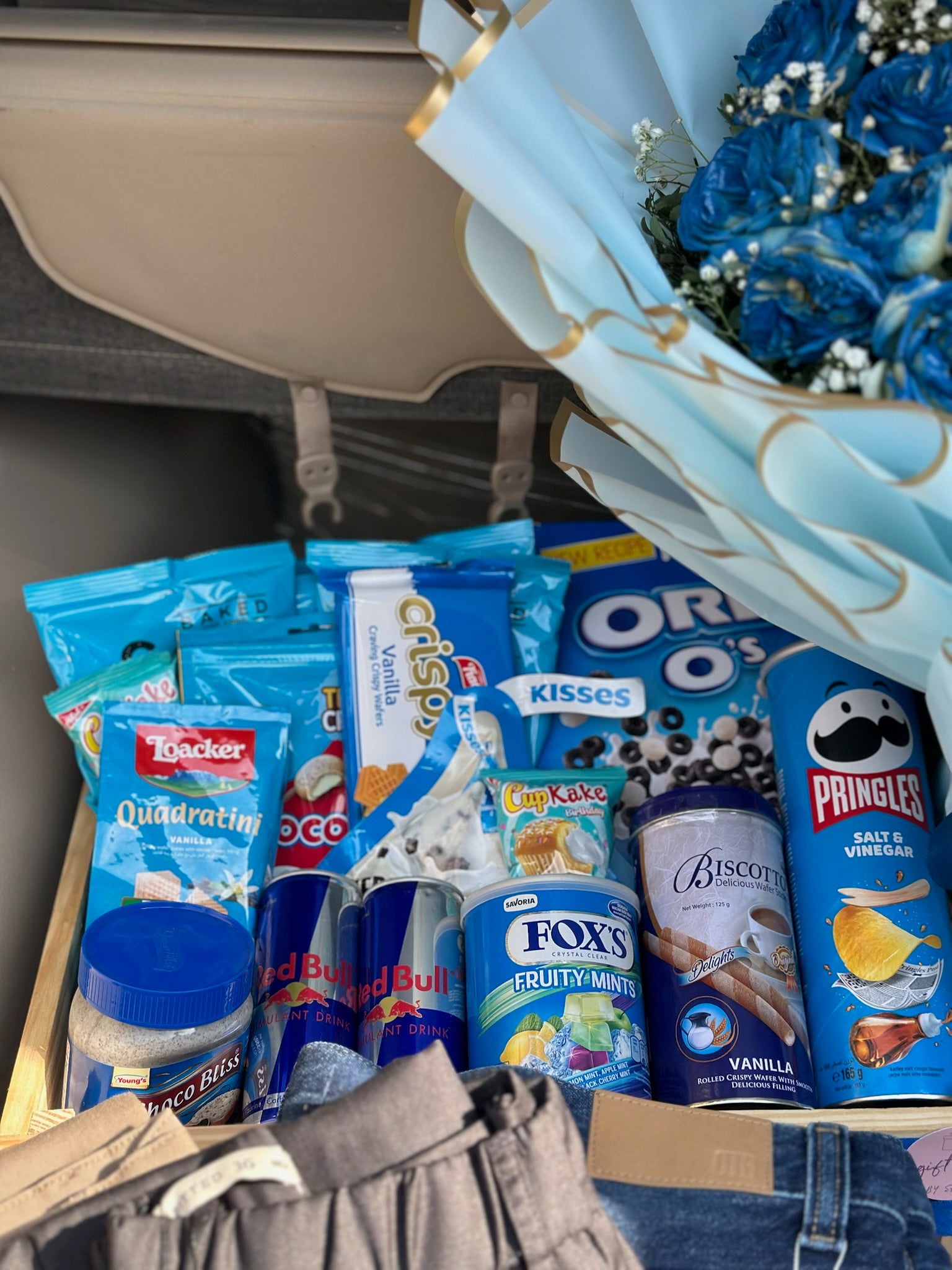 Premium Blue Hamper For Him